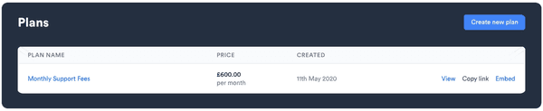 Copying the Payhere payment link