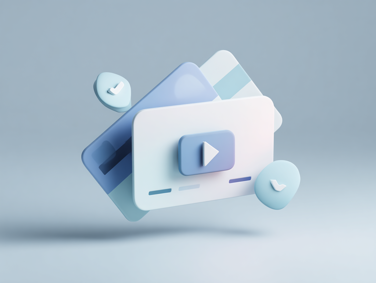 Digital downloads storefront illustration