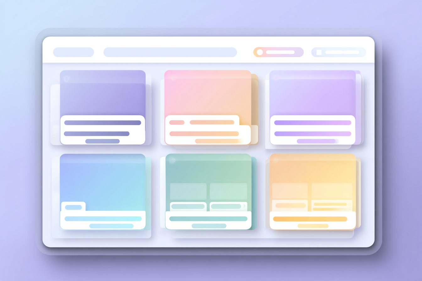 Digital products dashboard illustration